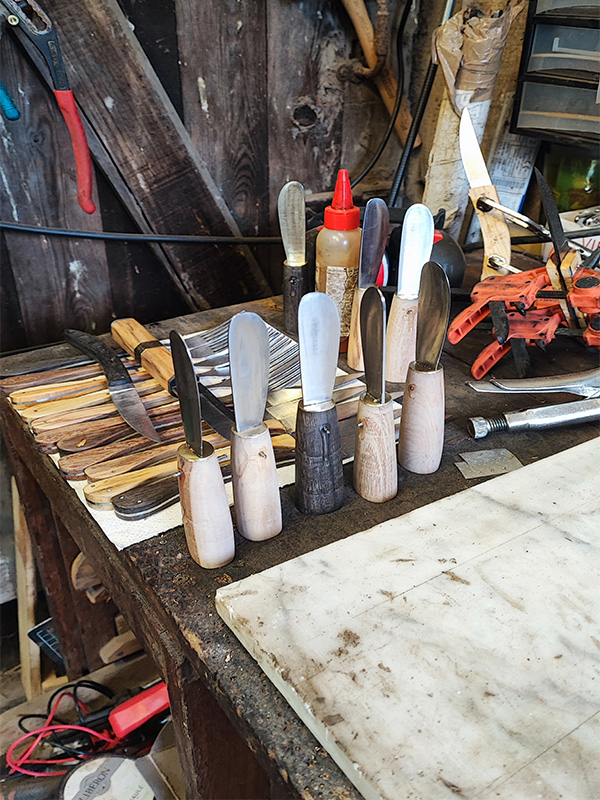 Atelier de fabrication de couteaux à Saint-Malo